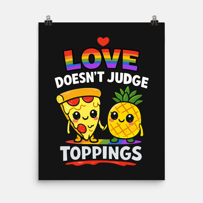 Love Doesn't Judge Topping-None-Matte-Poster-fanfabio