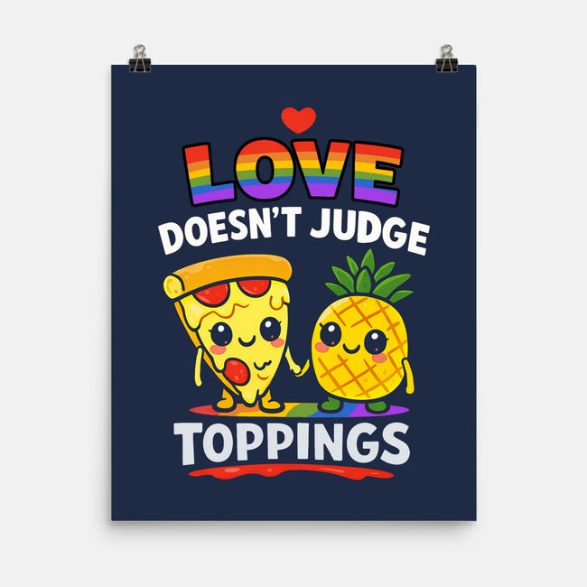 Love Doesn't Judge Topping-None-Matte-Poster-fanfabio
