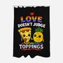Love Doesn't Judge Topping-None-Polyester-Shower Curtain-fanfabio