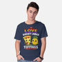 Love Doesn't Judge Topping-Mens-Basic-Tee-fanfabio
