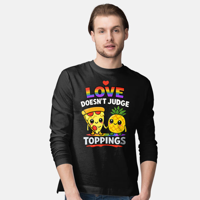 Love Doesn't Judge Topping-Mens-Long Sleeved-Tee-fanfabio