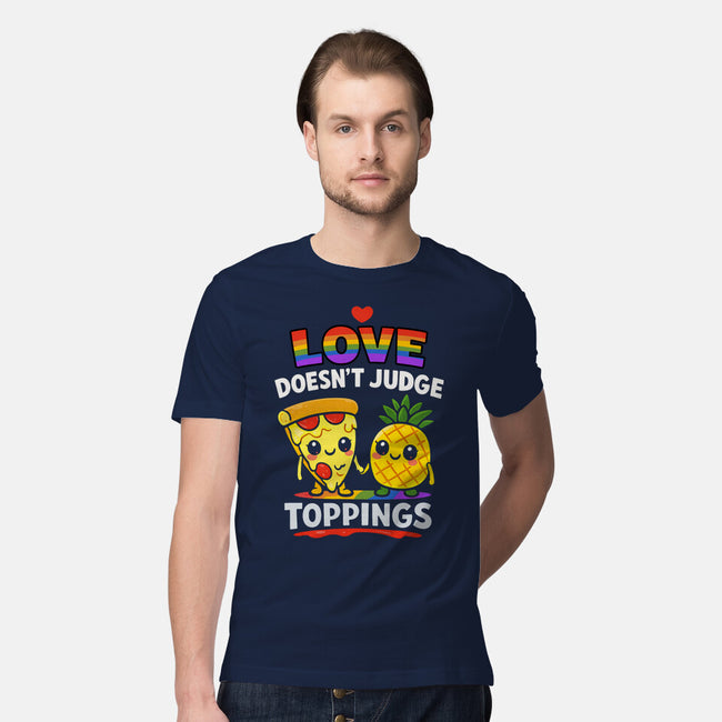 Love Doesn't Judge Topping-Mens-Premium-Tee-fanfabio