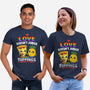 Love Doesn't Judge Topping-Unisex-Basic-Tee-fanfabio