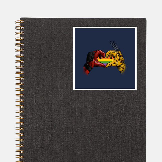 Mutant Love Rainbow-None-Glossy-Sticker-fanfabio