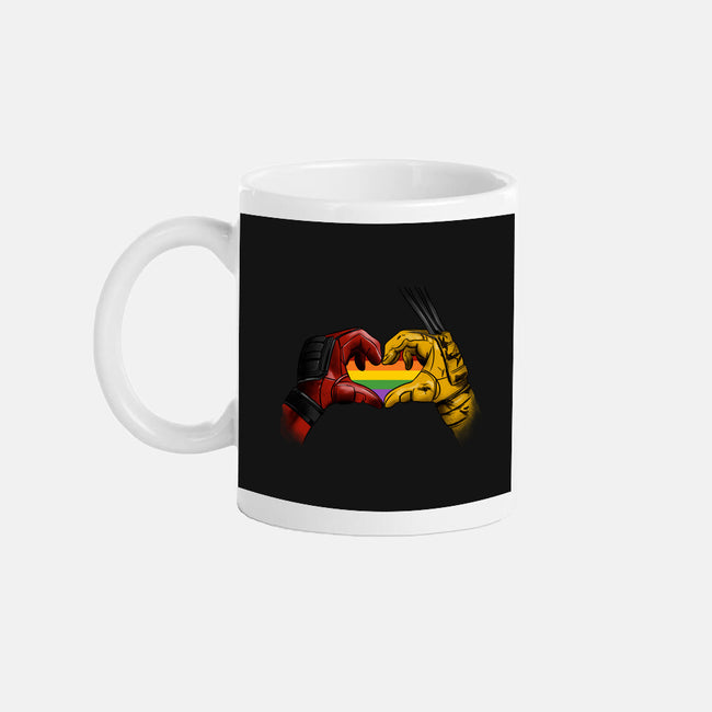 Mutant Love Rainbow-None-Mug-Drinkware-fanfabio