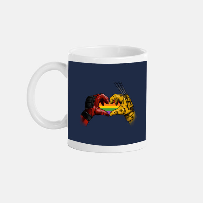 Mutant Love Rainbow-None-Mug-Drinkware-fanfabio