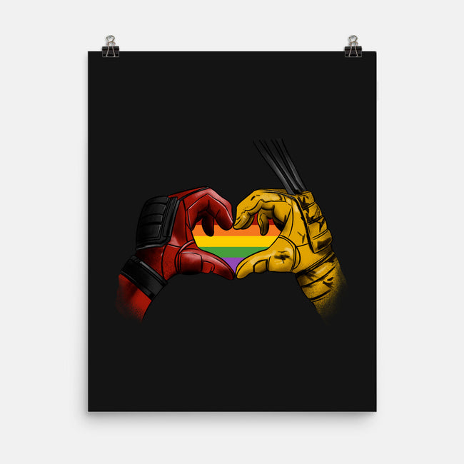 Mutant Love Rainbow-None-Matte-Poster-fanfabio