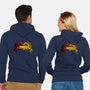 Mutant Love Rainbow-Unisex-Zip-Up-Sweatshirt-fanfabio