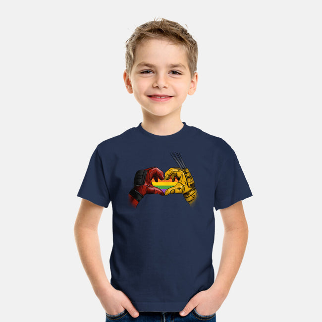 Mutant Love Rainbow-Youth-Basic-Tee-fanfabio