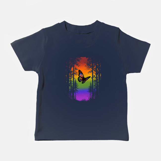 Pride Butterfly-Baby-Basic-Tee-fanfabio