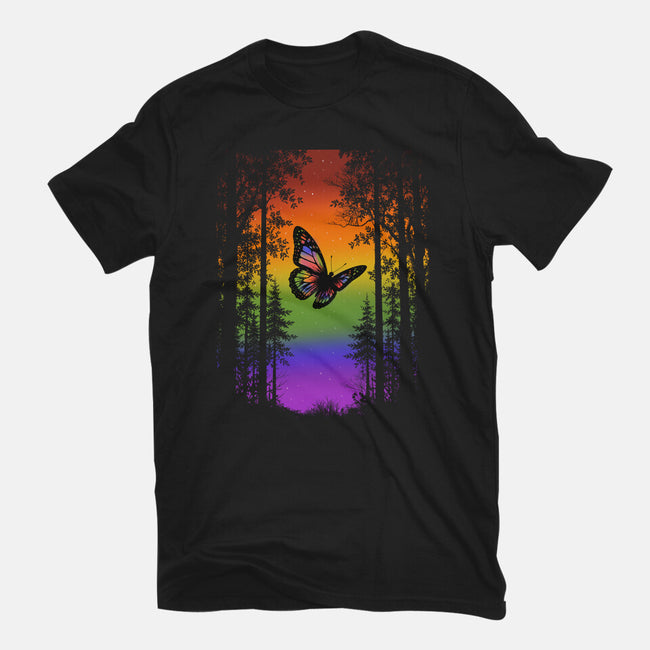 Pride Butterfly-Mens-Basic-Tee-fanfabio