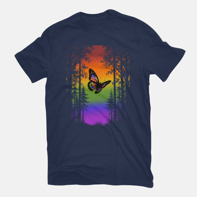 Pride Butterfly-Mens-Basic-Tee-fanfabio
