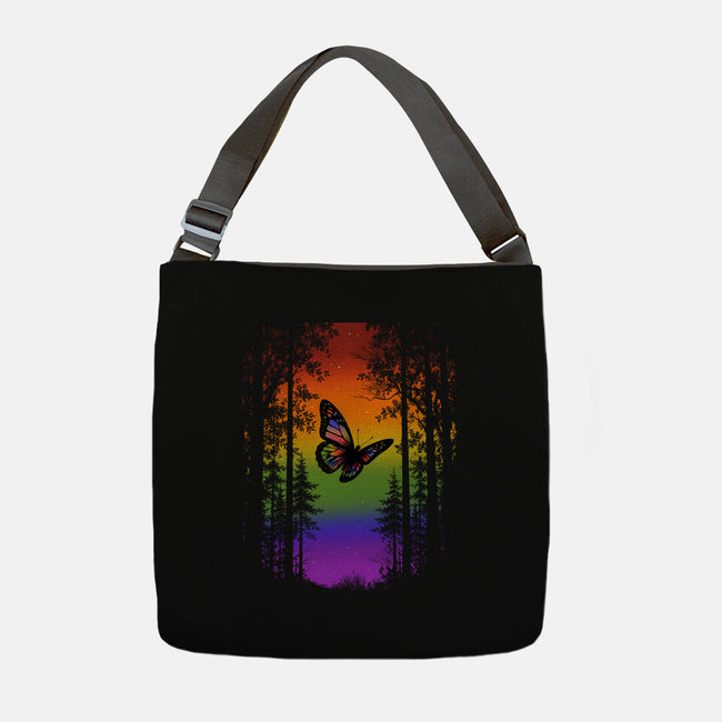 Pride Butterfly-None-Adjustable Tote-Bag-fanfabio