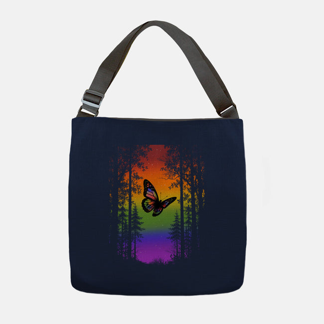 Pride Butterfly-None-Adjustable Tote-Bag-fanfabio