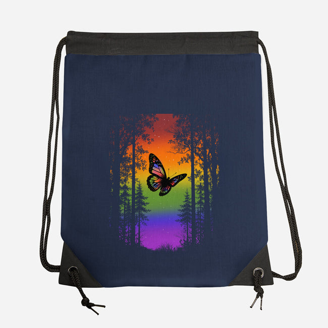 Pride Butterfly-None-Drawstring-Bag-fanfabio