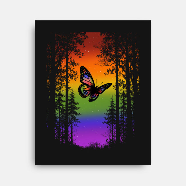 Pride Butterfly-None-Stretched-Canvas-fanfabio