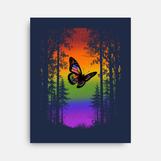 Pride Butterfly-None-Stretched-Canvas-fanfabio