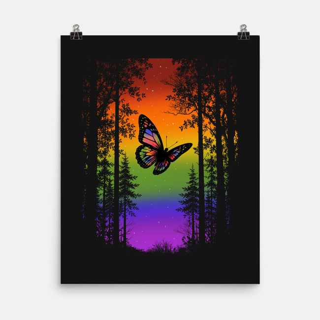 Pride Butterfly-None-Matte-Poster-fanfabio