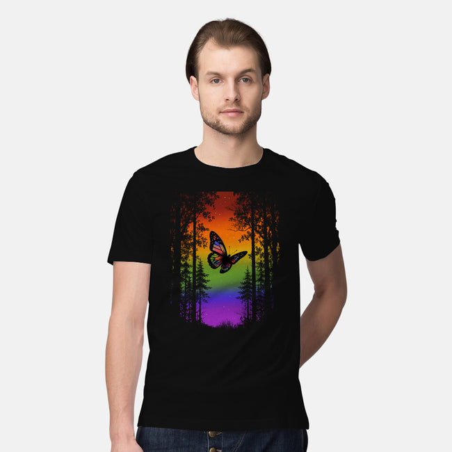 Pride Butterfly-Mens-Premium-Tee-fanfabio