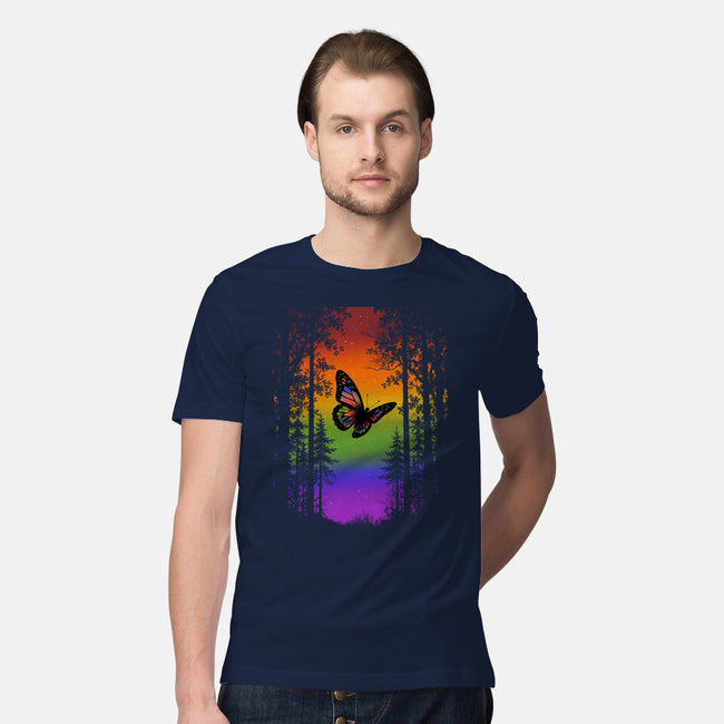 Pride Butterfly-Mens-Premium-Tee-fanfabio
