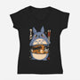 My Neighbor Ramen-Womens-V-Neck-Tee-Eoli Studio