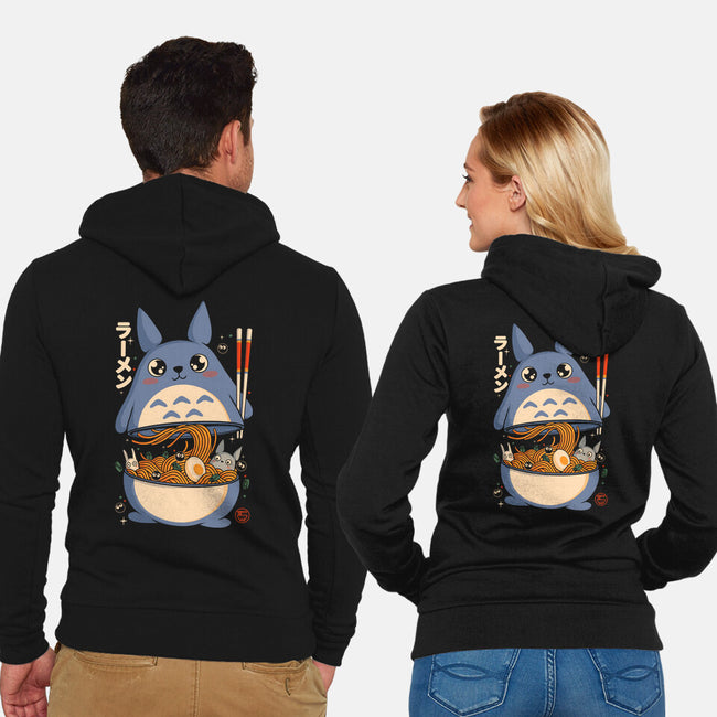 My Neighbor Ramen-Unisex-Zip-Up-Sweatshirt-Eoli Studio