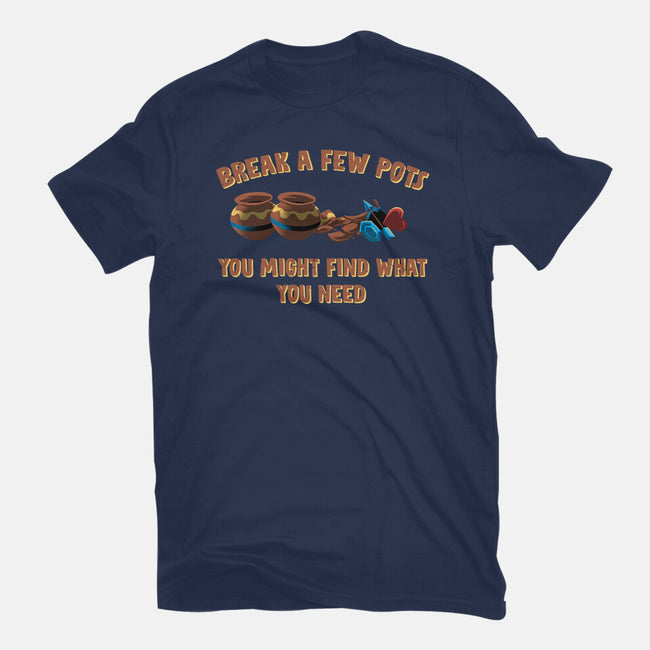 Break A Few Pots-Mens-Basic-Tee-rmatix