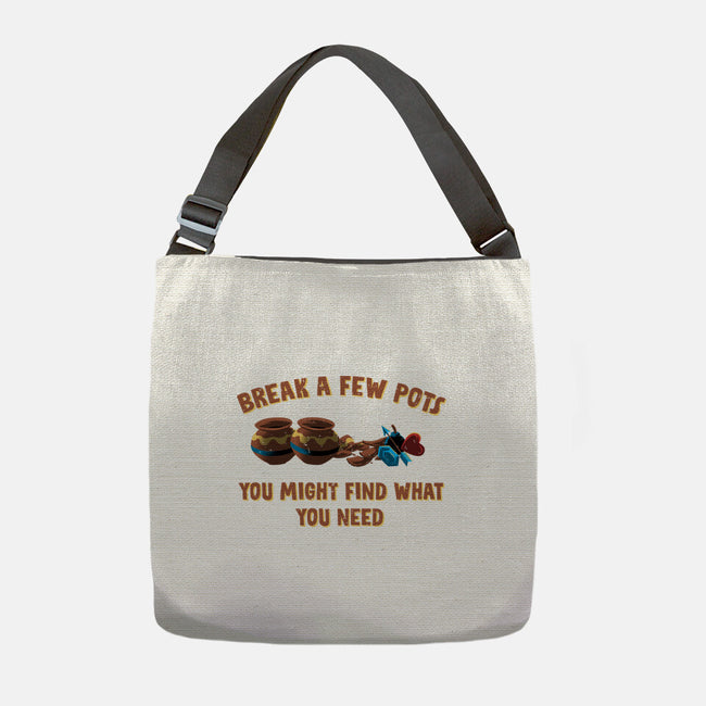 Break A Few Pots-None-Adjustable Tote-Bag-rmatix