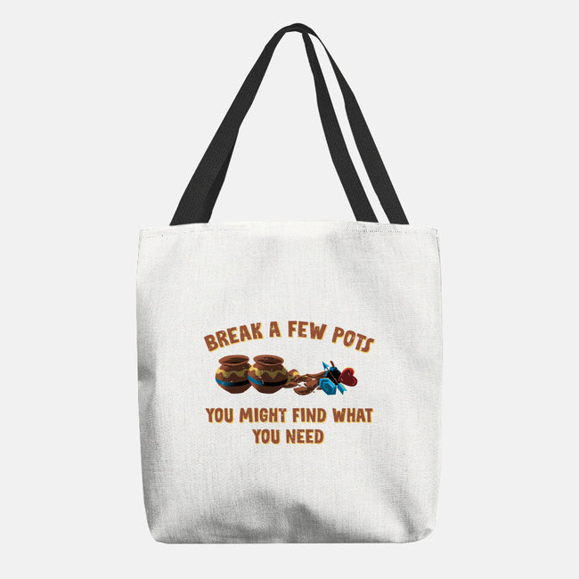 Break A Few Pots-None-Basic Tote-Bag-rmatix