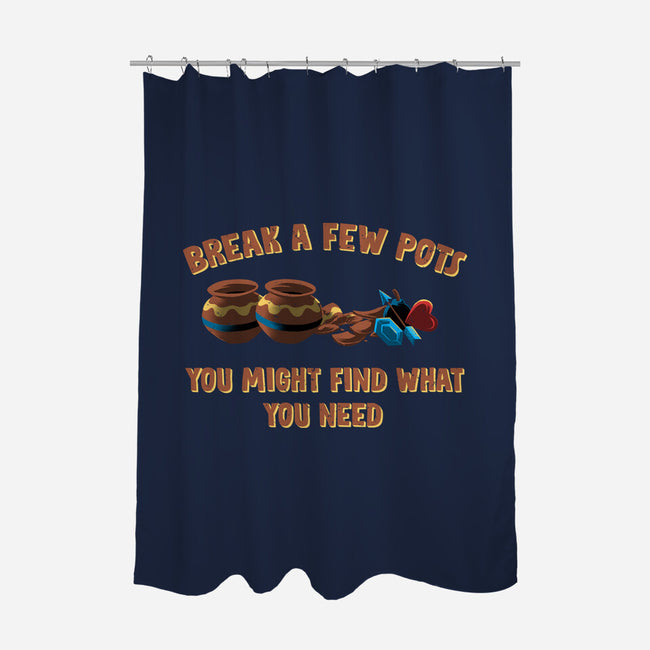 Break A Few Pots-None-Polyester-Shower Curtain-rmatix