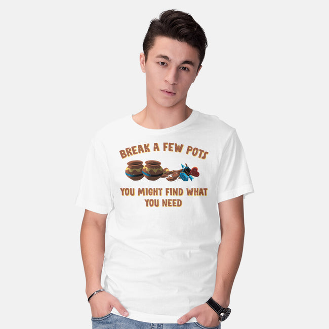 Break A Few Pots-Mens-Basic-Tee-rmatix