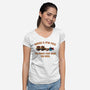 Break A Few Pots-Womens-V-Neck-Tee-rmatix