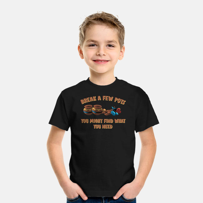 Break A Few Pots-Youth-Basic-Tee-rmatix