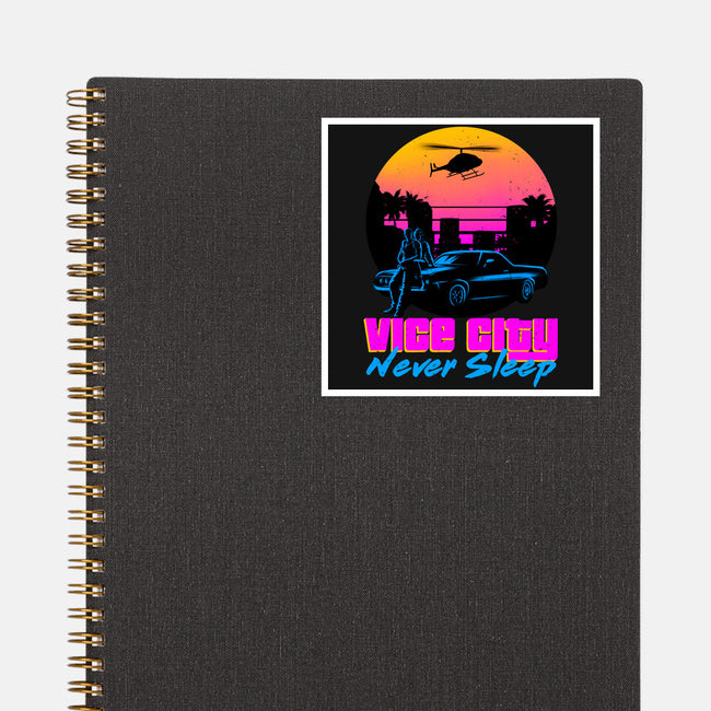 Never Sleep-None-Glossy-Sticker-rmatix