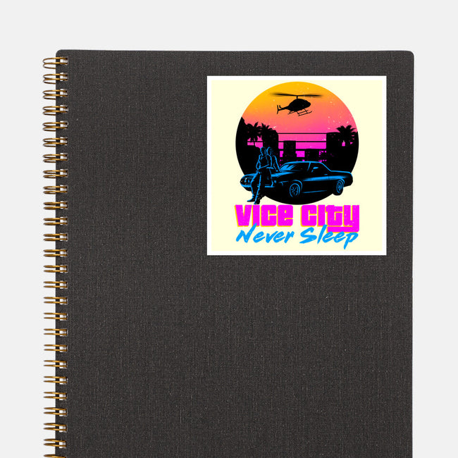 Never Sleep-None-Glossy-Sticker-rmatix