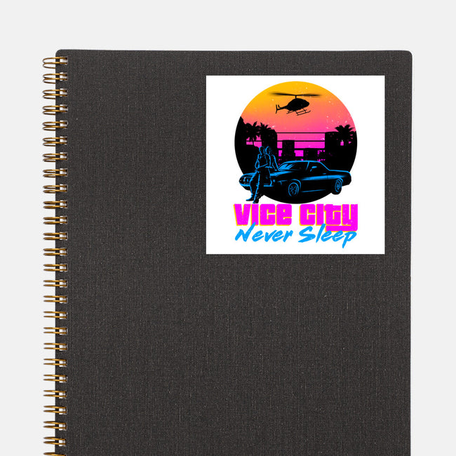 Never Sleep-None-Glossy-Sticker-rmatix