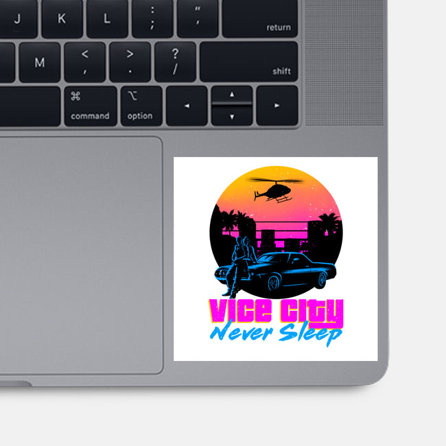 Never Sleep-None-Glossy-Sticker-rmatix