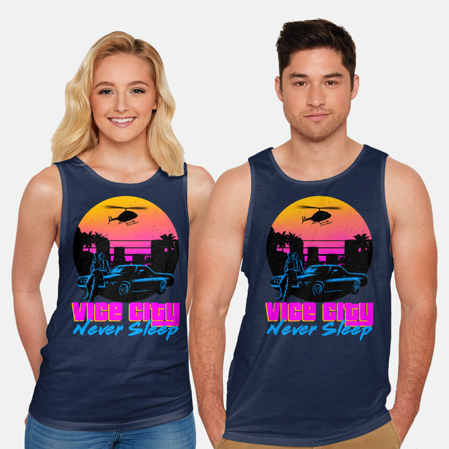 Never Sleep-Unisex-Basic-Tank-rmatix