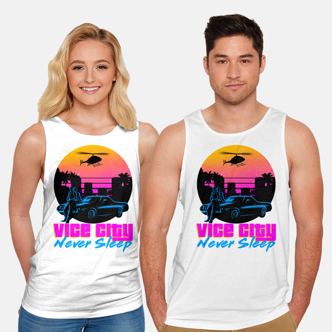 Never Sleep-Unisex-Basic-Tank-rmatix