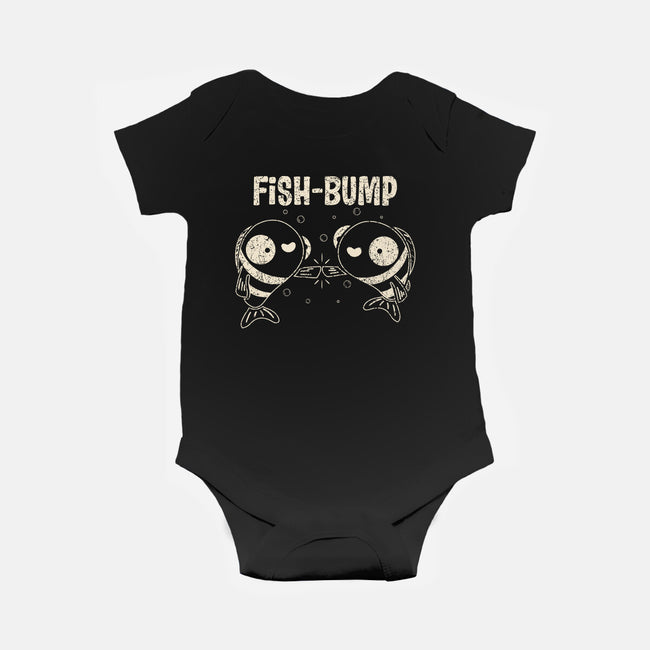 Fish Bump-Baby-Basic-Onesie-turborat14