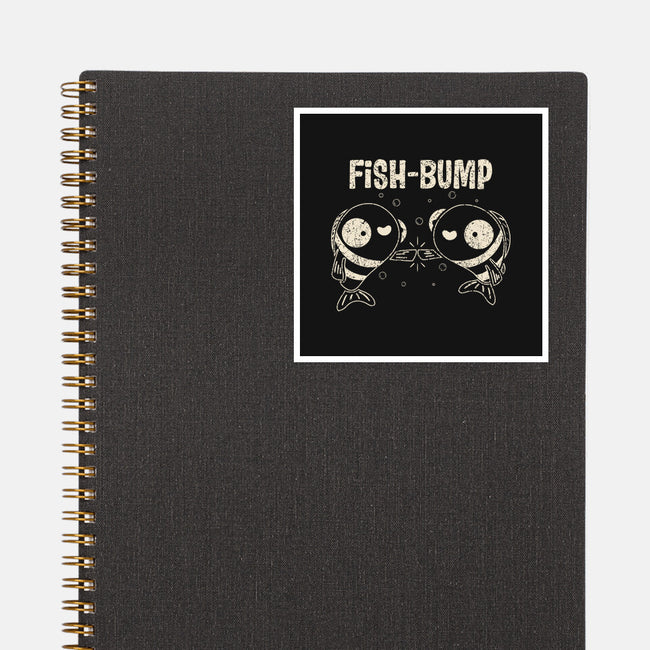 Fish Bump-None-Glossy-Sticker-turborat14