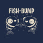 Fish Bump-Womens-V-Neck-Tee-turborat14