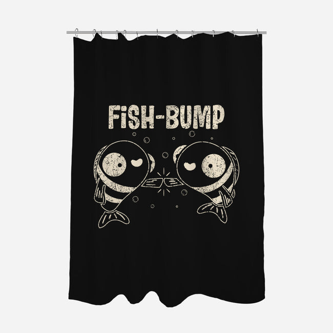 Fish Bump-None-Polyester-Shower Curtain-turborat14