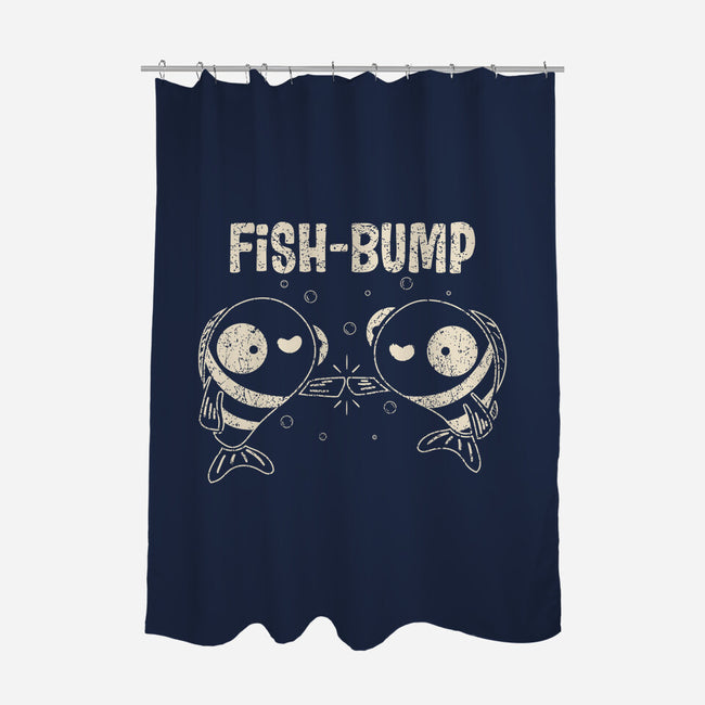 Fish Bump-None-Polyester-Shower Curtain-turborat14