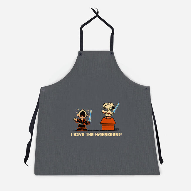 I Have The Highground-Unisex-Kitchen-Apron-worlddominationforcats