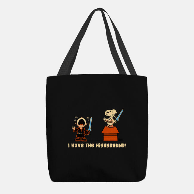 I Have The Highground-None-Basic Tote-Bag-worlddominationforcats