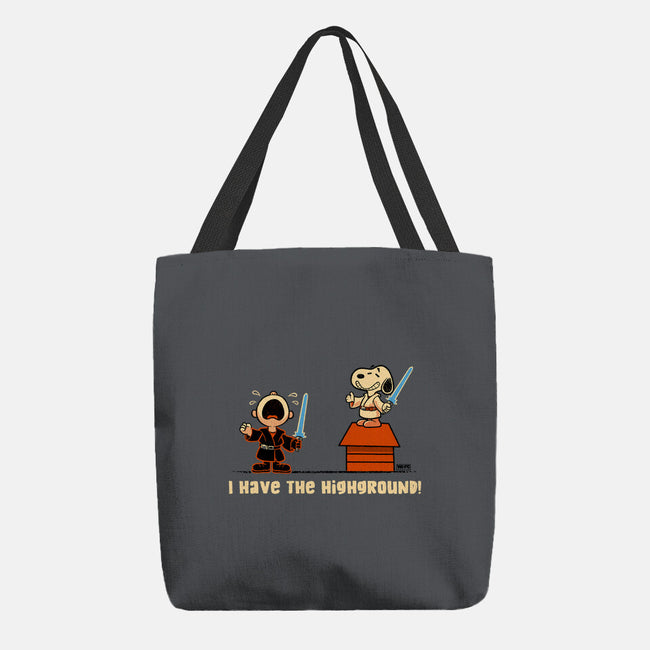 I Have The Highground-None-Basic Tote-Bag-worlddominationforcats
