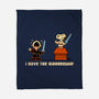 I Have The Highground-None-Fleece-Blanket-worlddominationforcats