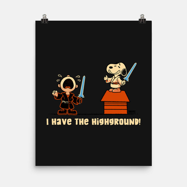 I Have The Highground-None-Matte-Poster-worlddominationforcats