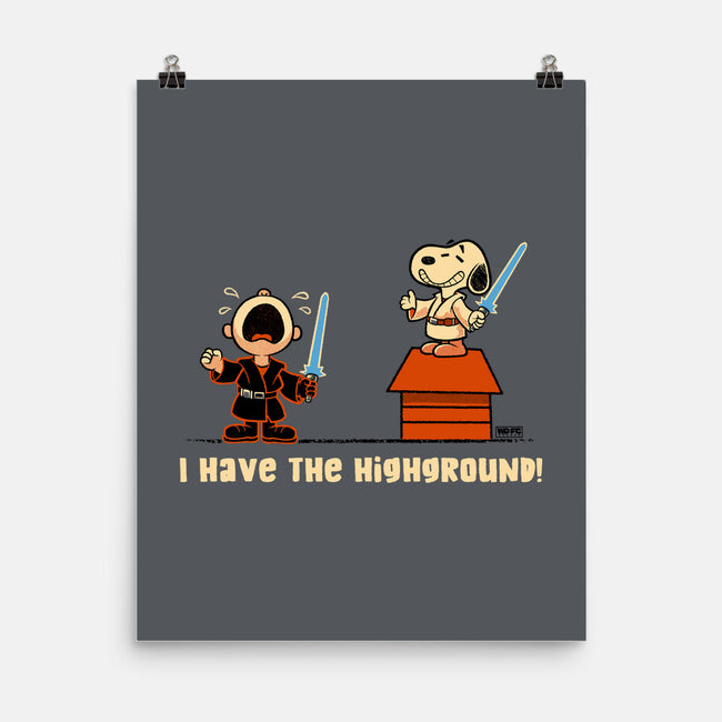 I Have The Highground-None-Matte-Poster-worlddominationforcats
